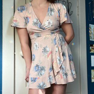 Pink Floral Dress